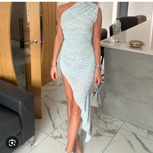 COUCOO PASU DRESS IN MOUNTAIN MIST - Picture 2 of 11